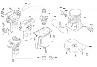 Bosch 3 603 JD5 000 AdvancedTrim Router 18V-8 Router Spare Parts